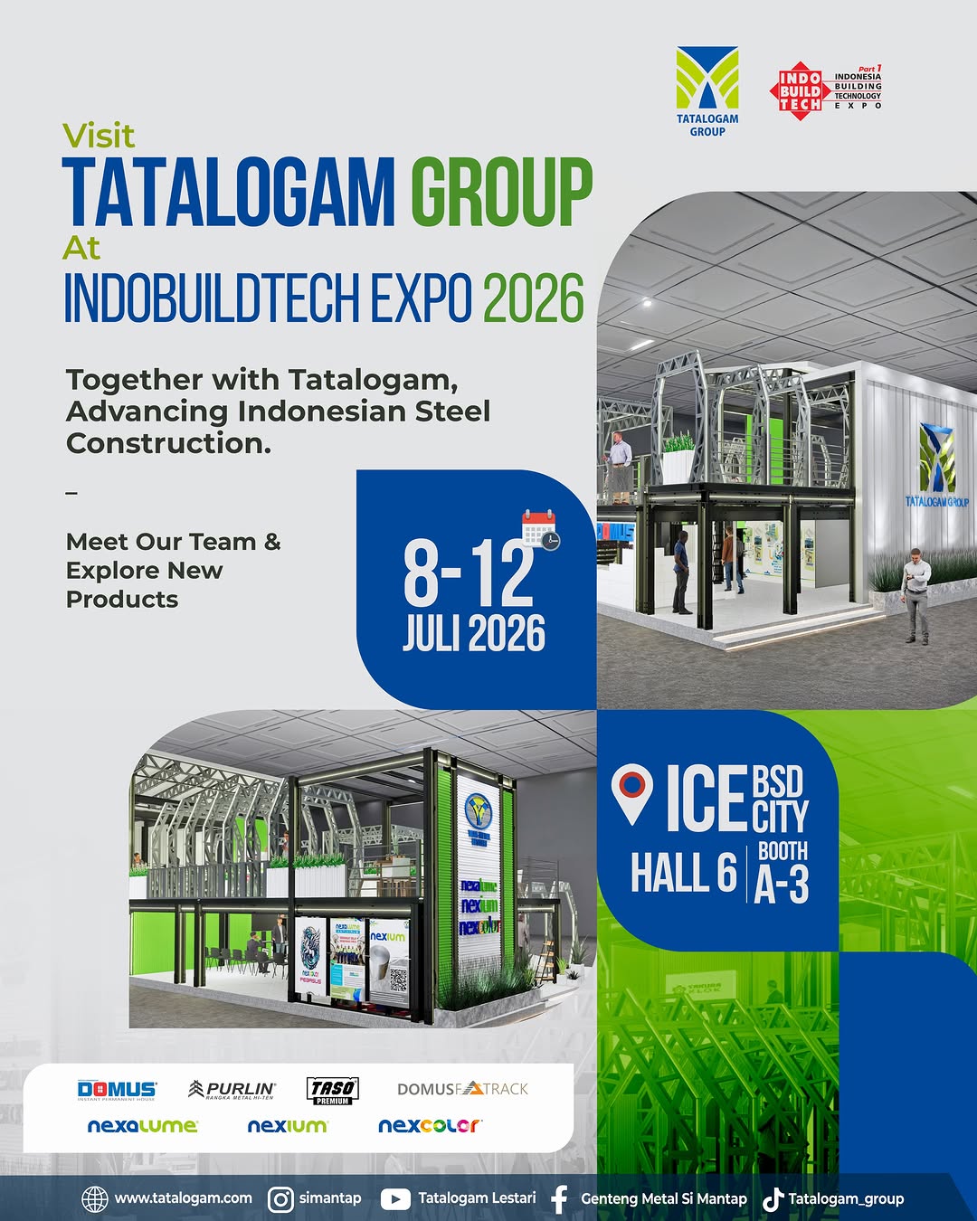 Save the Date: Tatalogam Group at IndoBuildTech Expo 2026!
