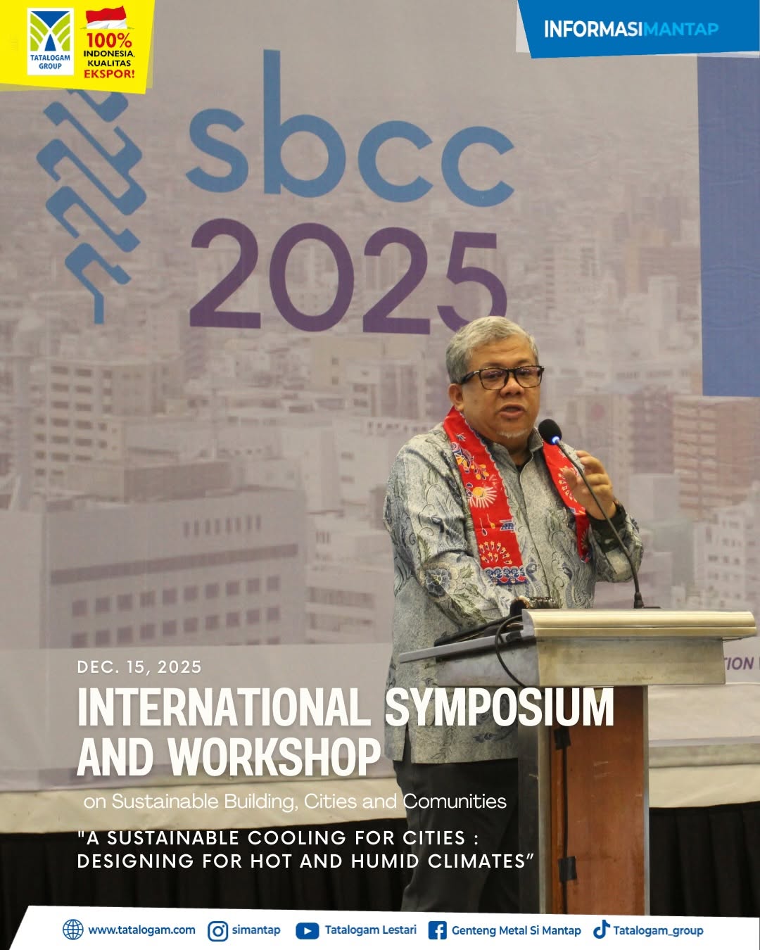 Tatalogam Group Supports SBCC 2025: Sustainable Cooling for Cities